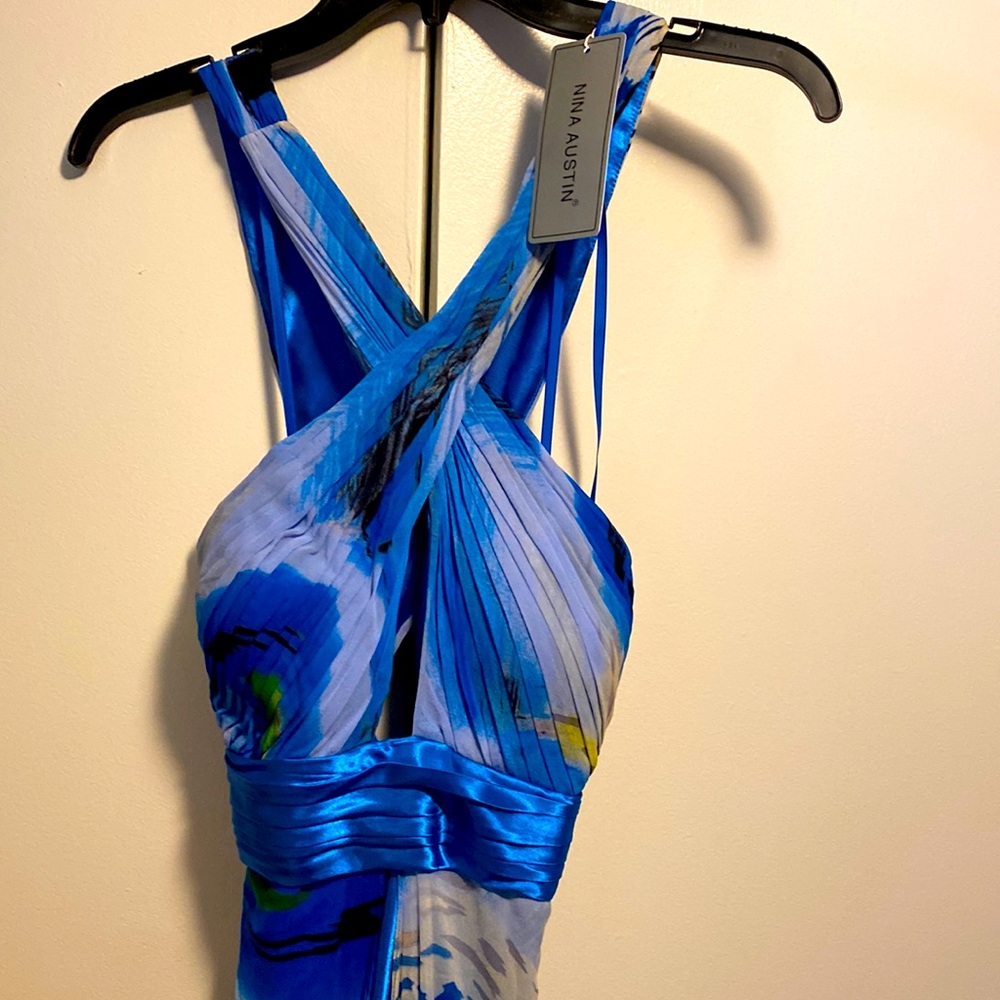 Nina Austin Silk evening dress